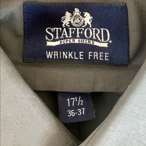 Stafford Button Up Dress Shirt. - Picture 4 of 4